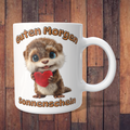Tasse „Guten Morgen Sonnenschein“ mit Otter und Herz – 312 ml