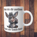 Tasse „Wenn ich dir zustimme, liegen wir beide falsch“ mit frechem Esel – 312 ml