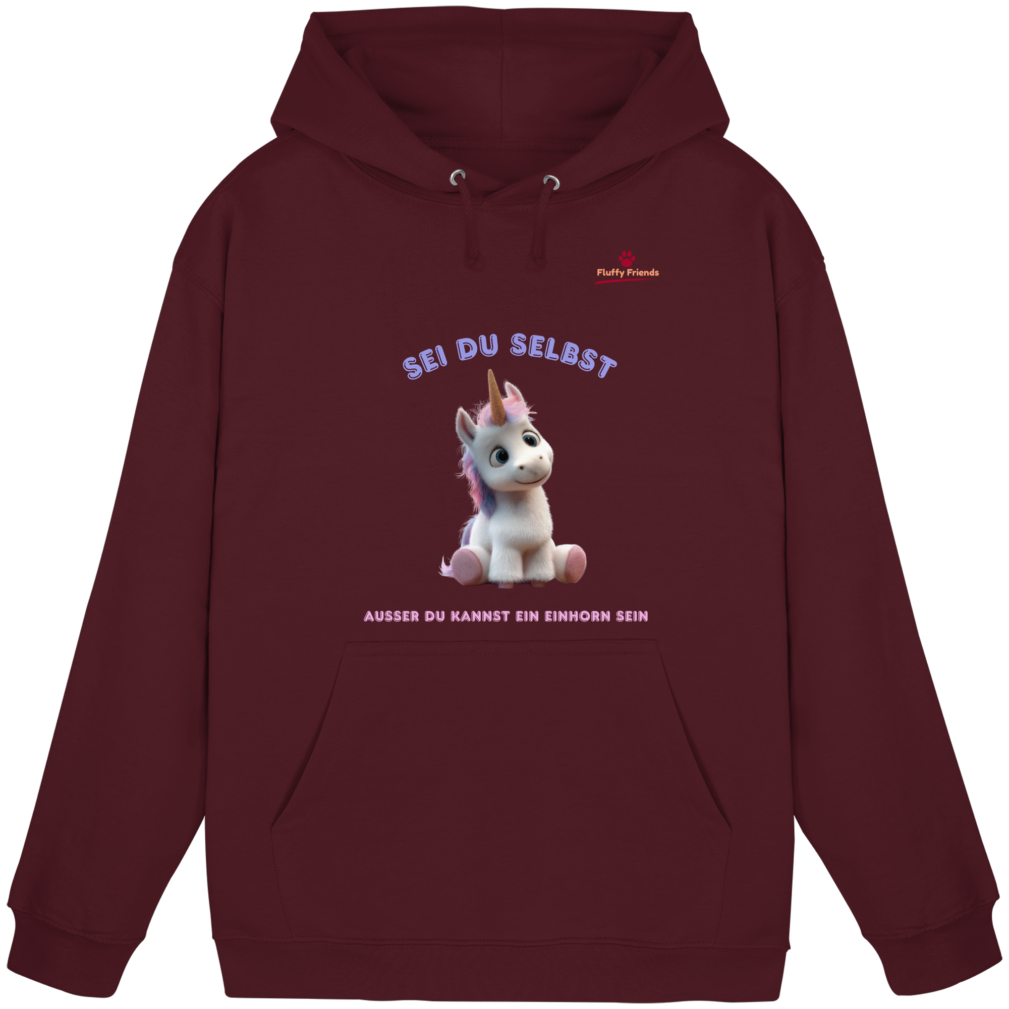 Sei du selbst – Einhorn  - Basic Unisex Hoodie