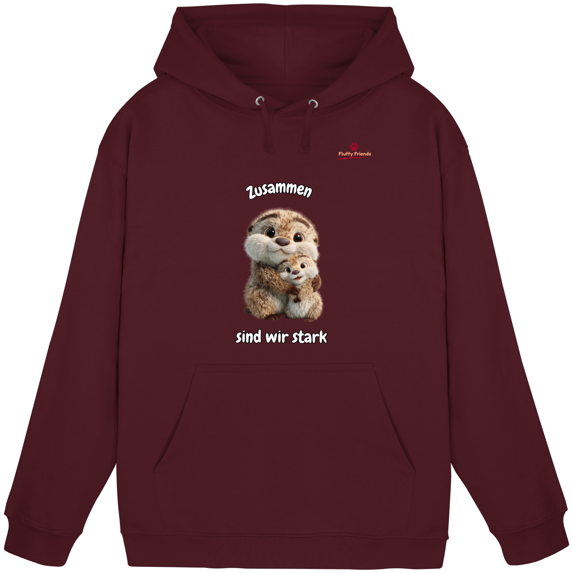 Zusammen sind wir stark - Otter - Basic Unisex Hoodie