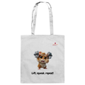 Lift, squeak, repeat! – Hamster  - Baumwolltasche