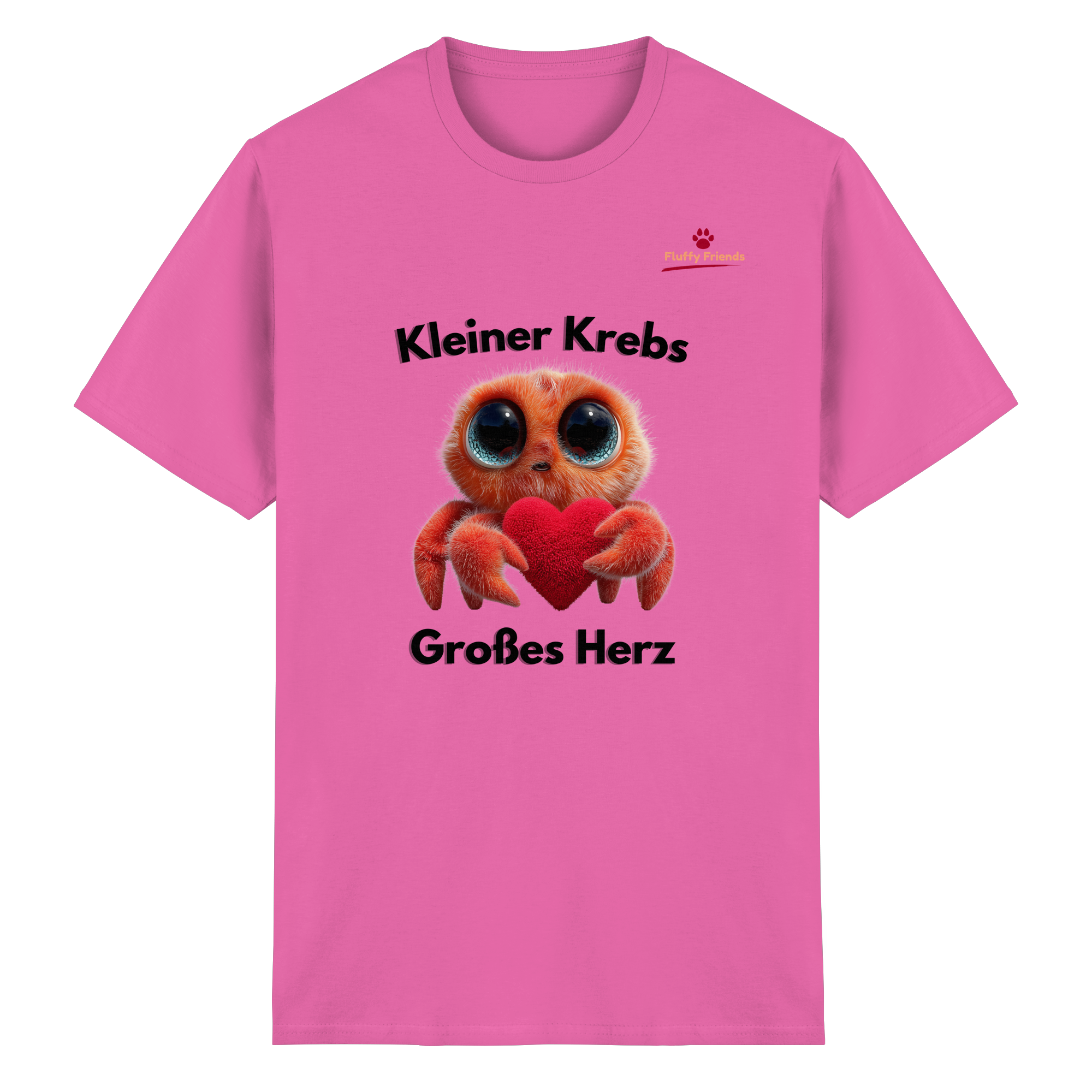 Kleiner Krebs - Großes Herz - Heavy Cotton T-Shirt