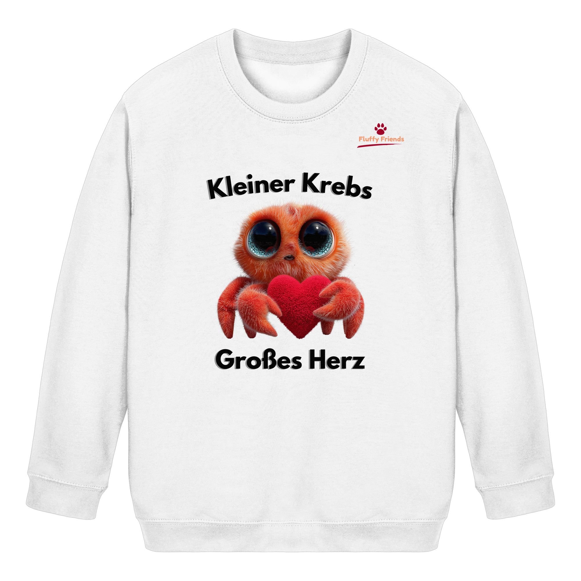 Kleiner Krebs - Großes Herz - Kids Basic Sweatshirt