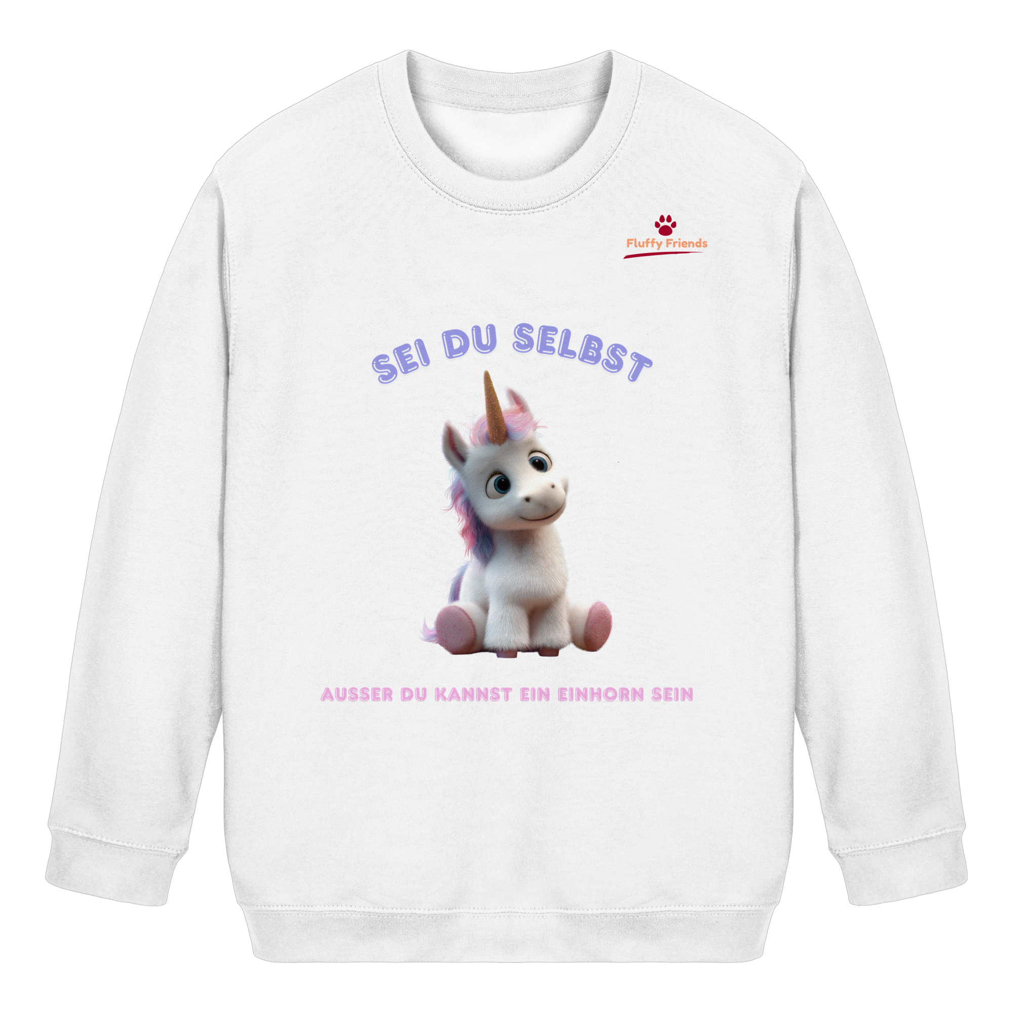 Sei du selbst – Einhorn  - Kids Basic Sweatshirt