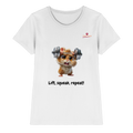 Lift, squeak, repeat! – Hamster  - Ladies Premium Shirt