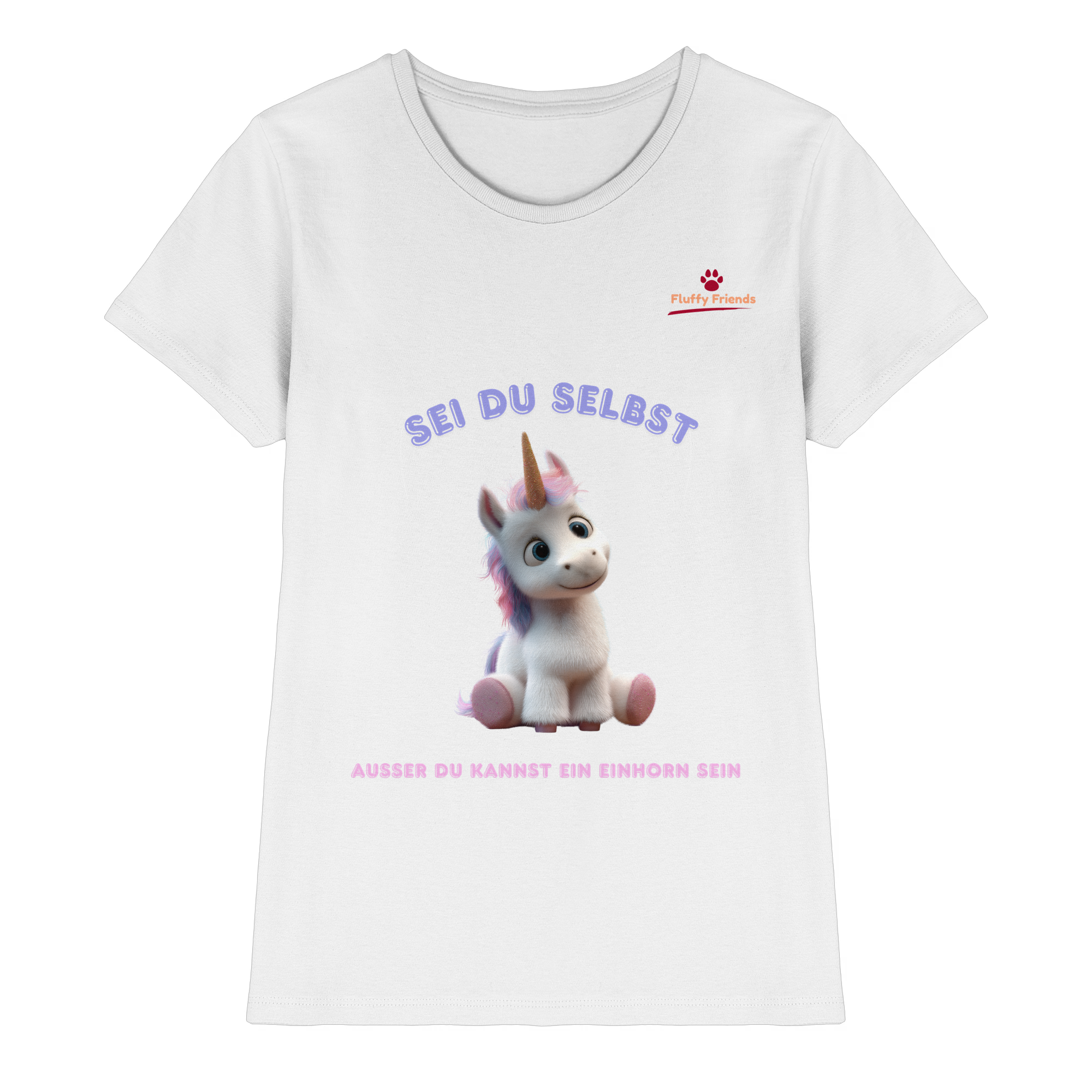 Sei du selbst – Einhorn  - Ladies Premium Shirt