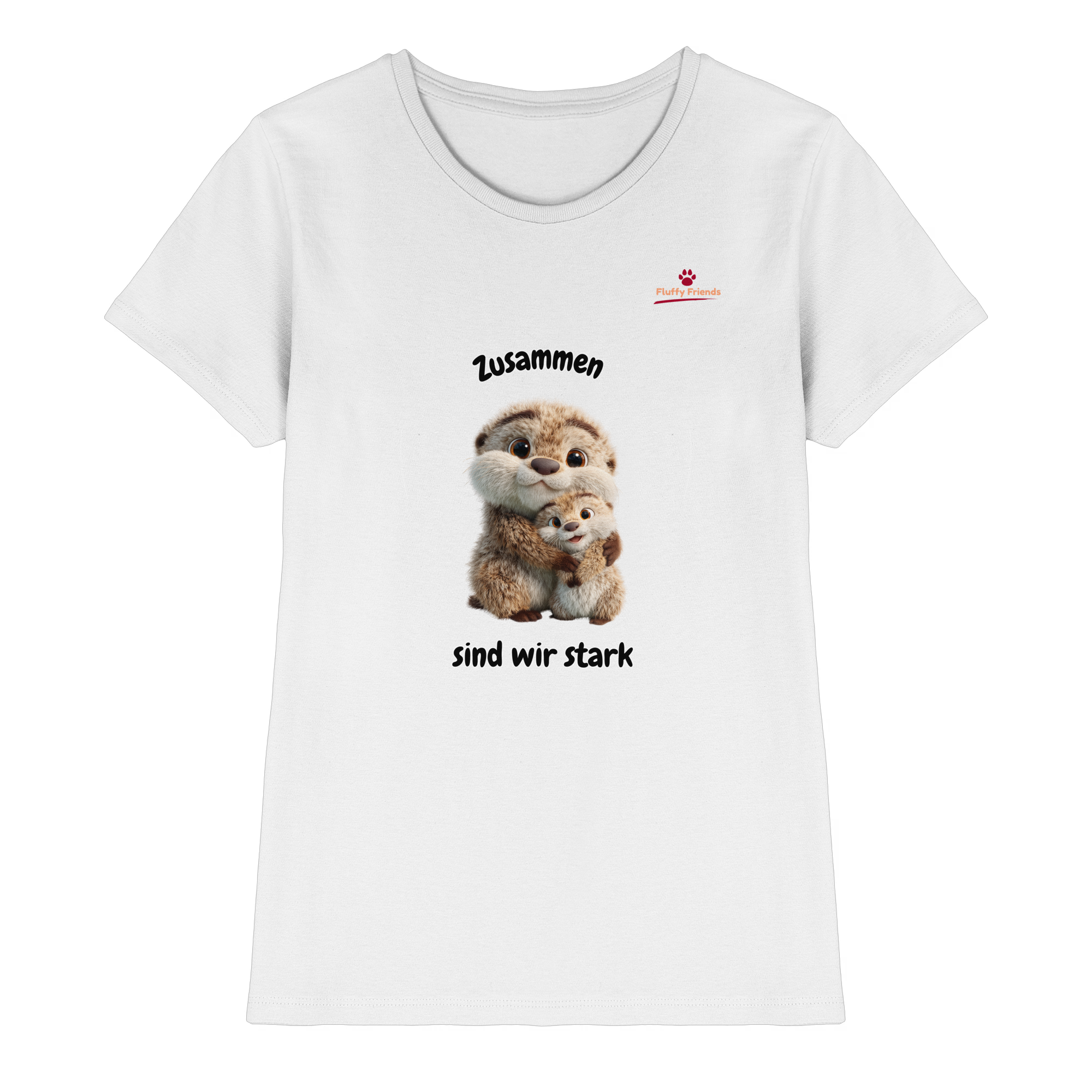 Zusammen sind wir stark - Otter - Ladies Premium Shirt