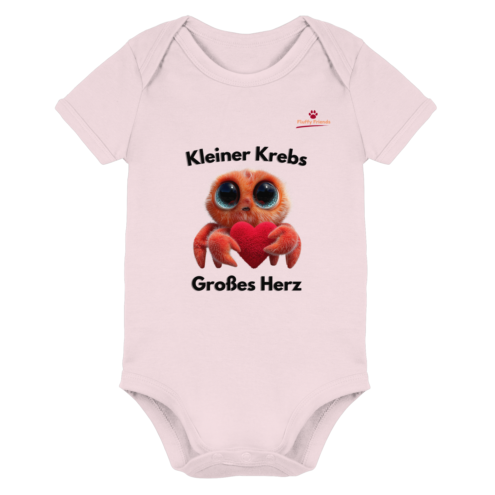 Kleiner Krebs - Großes Herz - Organic Baby Bodysuit
