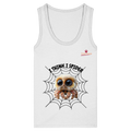 Itzy die Spinne - „I Think I Spider“ - Womens Organic Fitted Tank Top