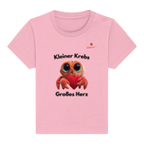 Kleiner Krebs - Großes Herz - Baby Organic Shirt