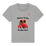 Kleiner Krebs - Großes Herz - Baby Organic Shirt