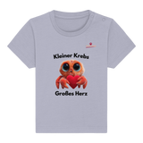 Kleiner Krebs - Großes Herz - Baby Organic Shirt
