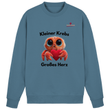 Kleiner Krebs - Großes Herz - Basic Sweatshirt
