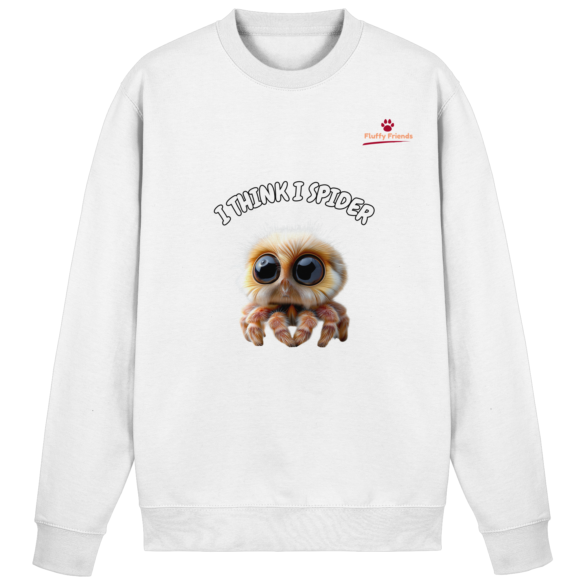Itzy die Spinne - „I Think I Spider“ - Basic Sweatshirt