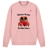 Kleiner Krebs - Großes Herz - Basic Sweatshirt