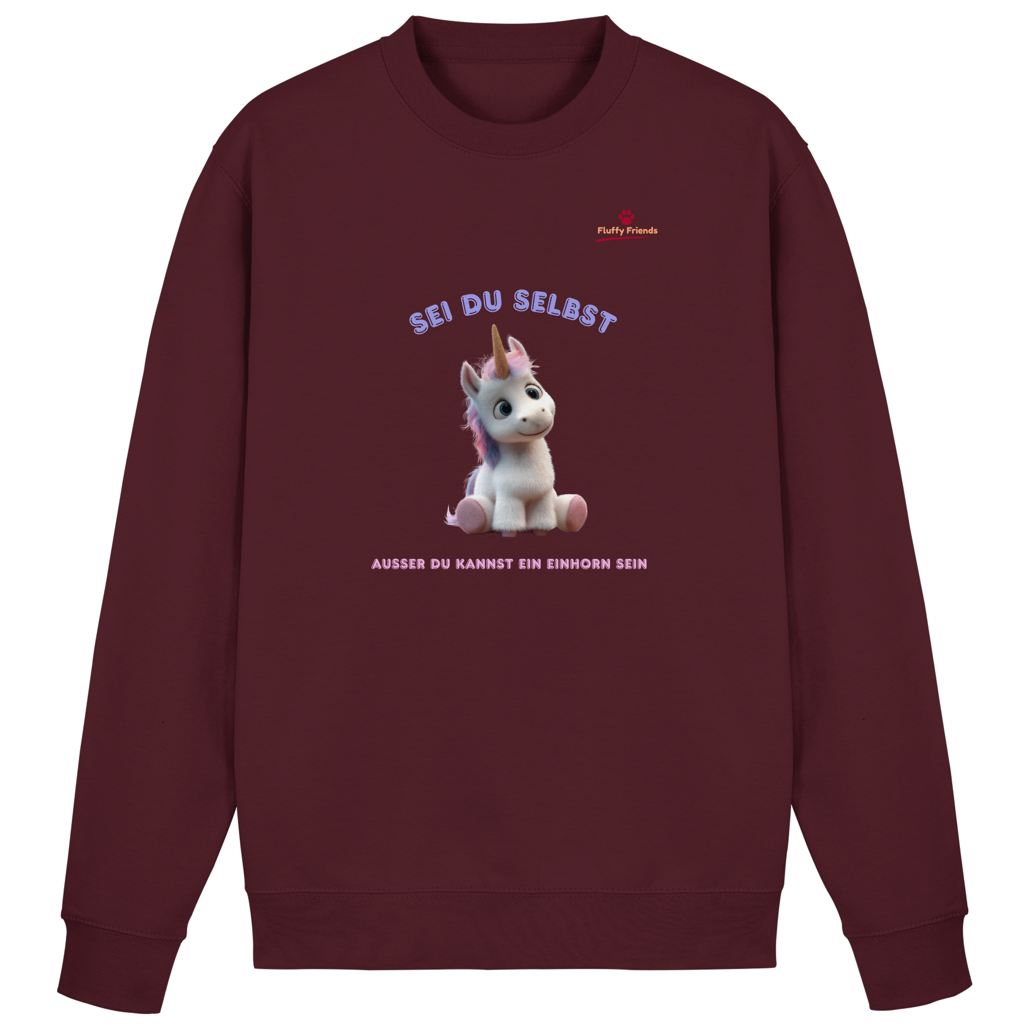 Sei du selbst – Einhorn  - Basic Sweatshirt