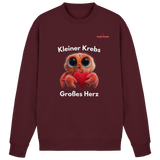 Kleiner Krebs - Großes Herz - Basic Sweatshirt