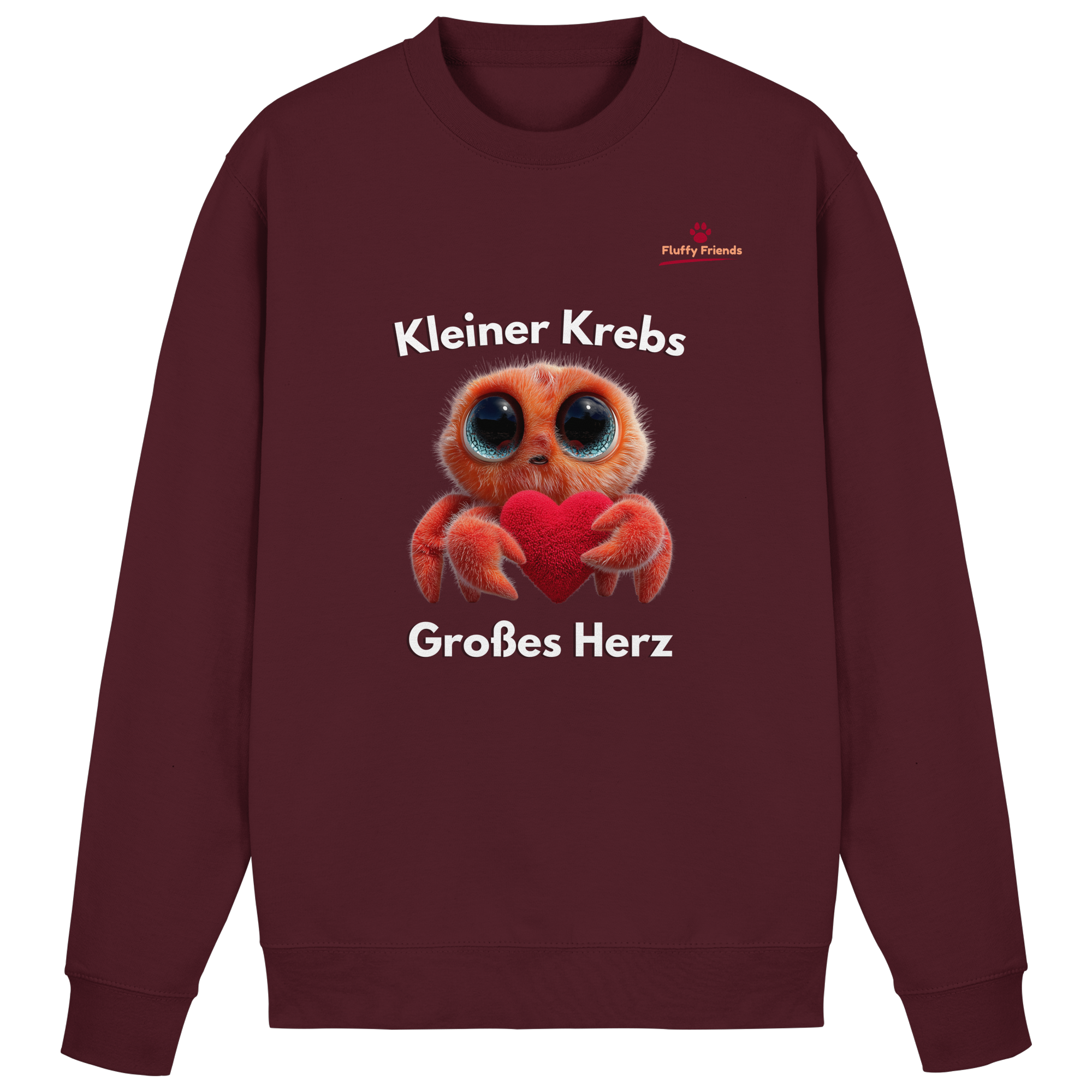 Kleiner Krebs - Großes Herz - Basic Sweatshirt