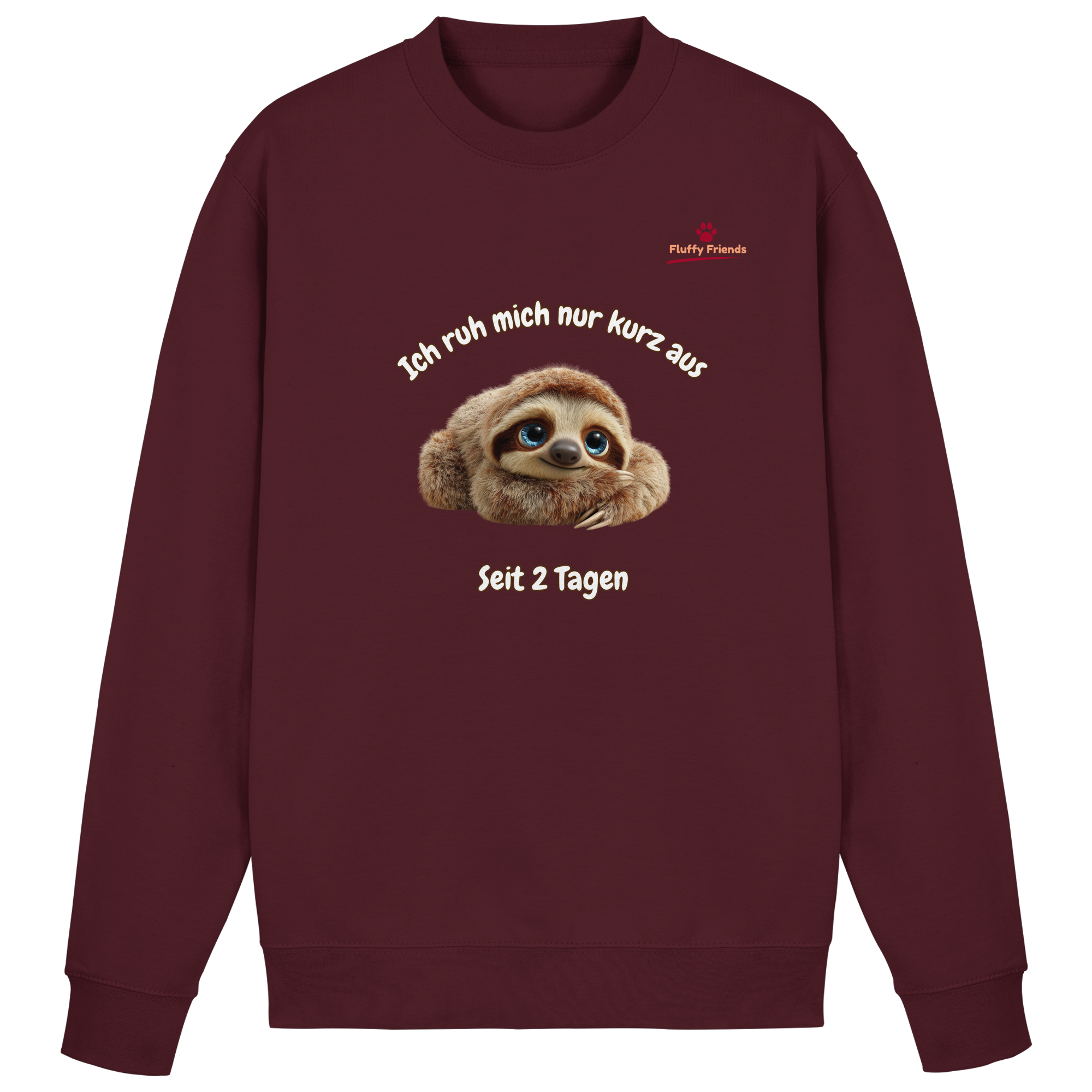 Ich ruh mich nur kurz aus – Faultier - Basic Sweatshirt
