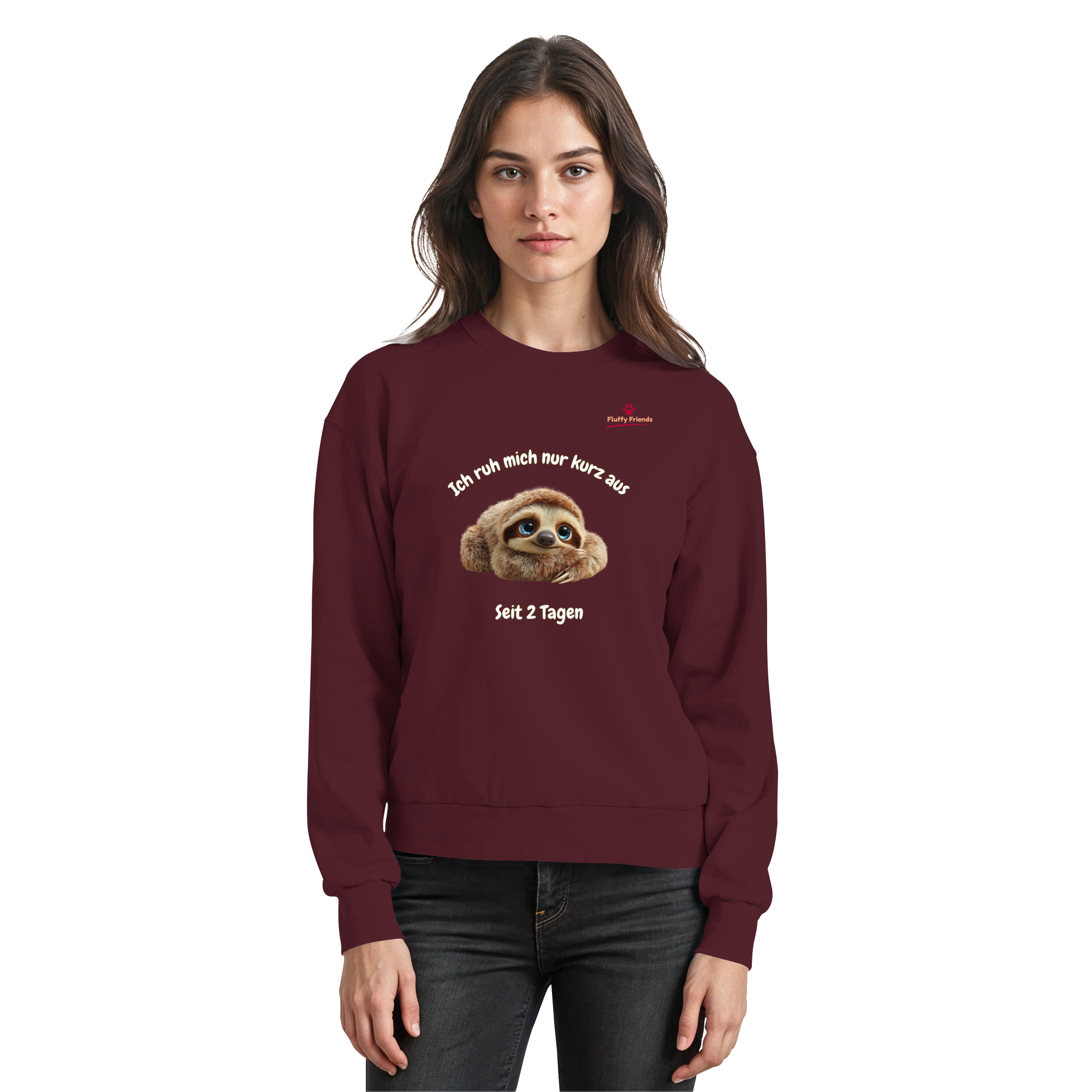 Ich ruh mich nur kurz aus – Faultier - Basic Sweatshirt