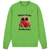 Kleiner Krebs - Großes Herz - Basic Sweatshirt