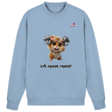 Lift, squeak, repeat! – Hamster  - Basic Sweatshirt