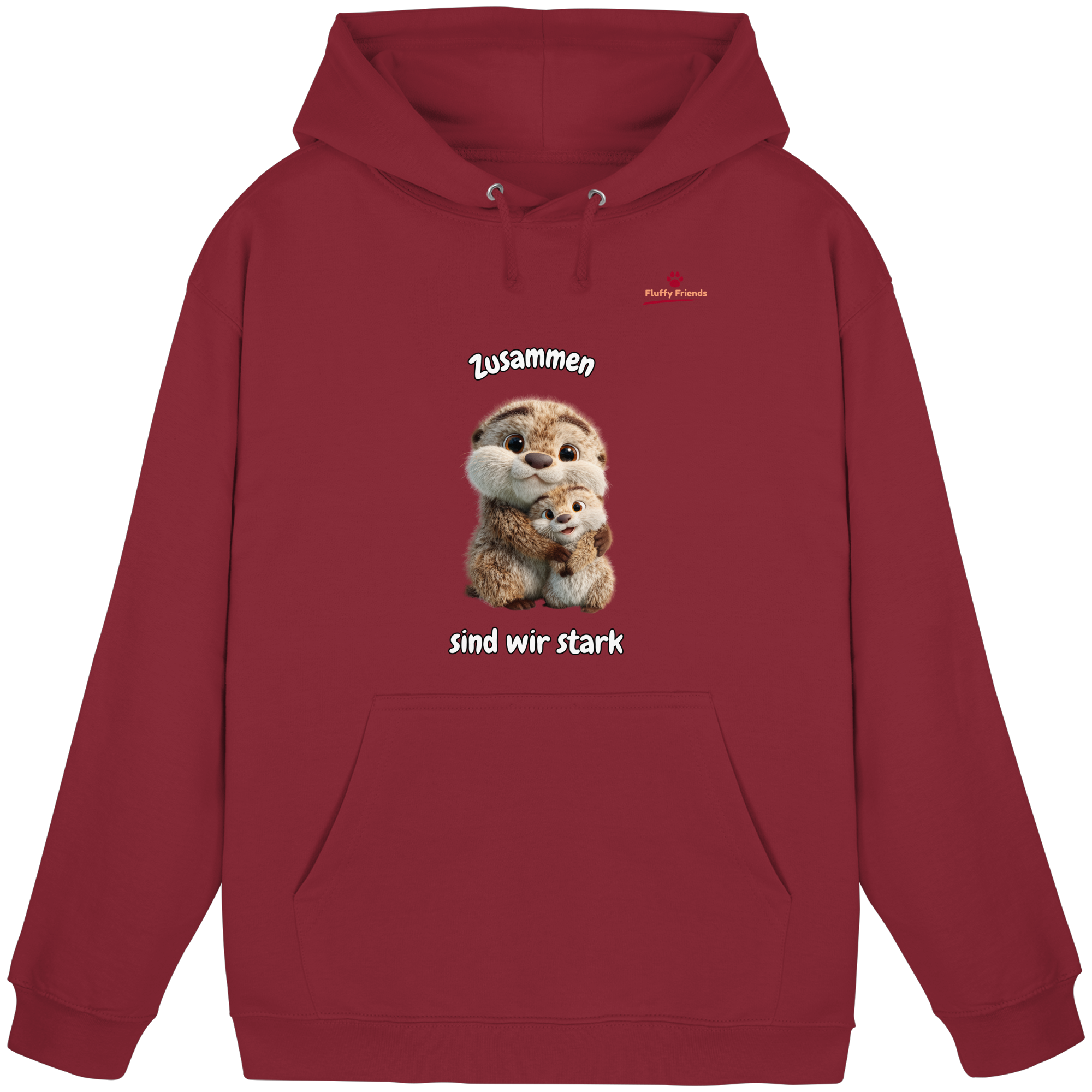 Zusammen sind wir stark - Otter - Basic Unisex Hoodie