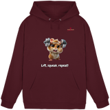 Lift, squeak, repeat! – Hamster  - Basic Unisex Hoodie
