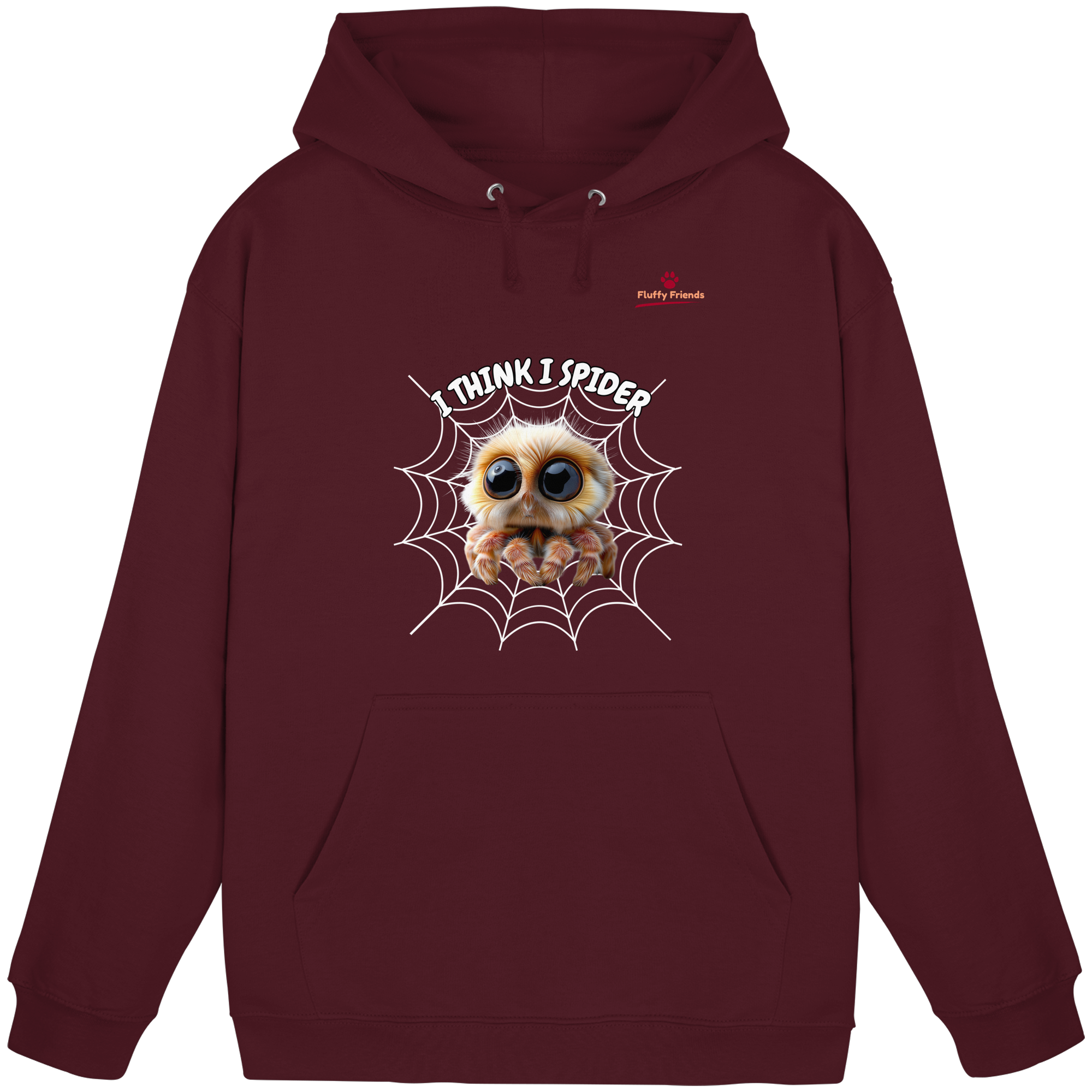 Itzy die Spinne - „I Think I Spider“ - Basic Unisex Hoodie