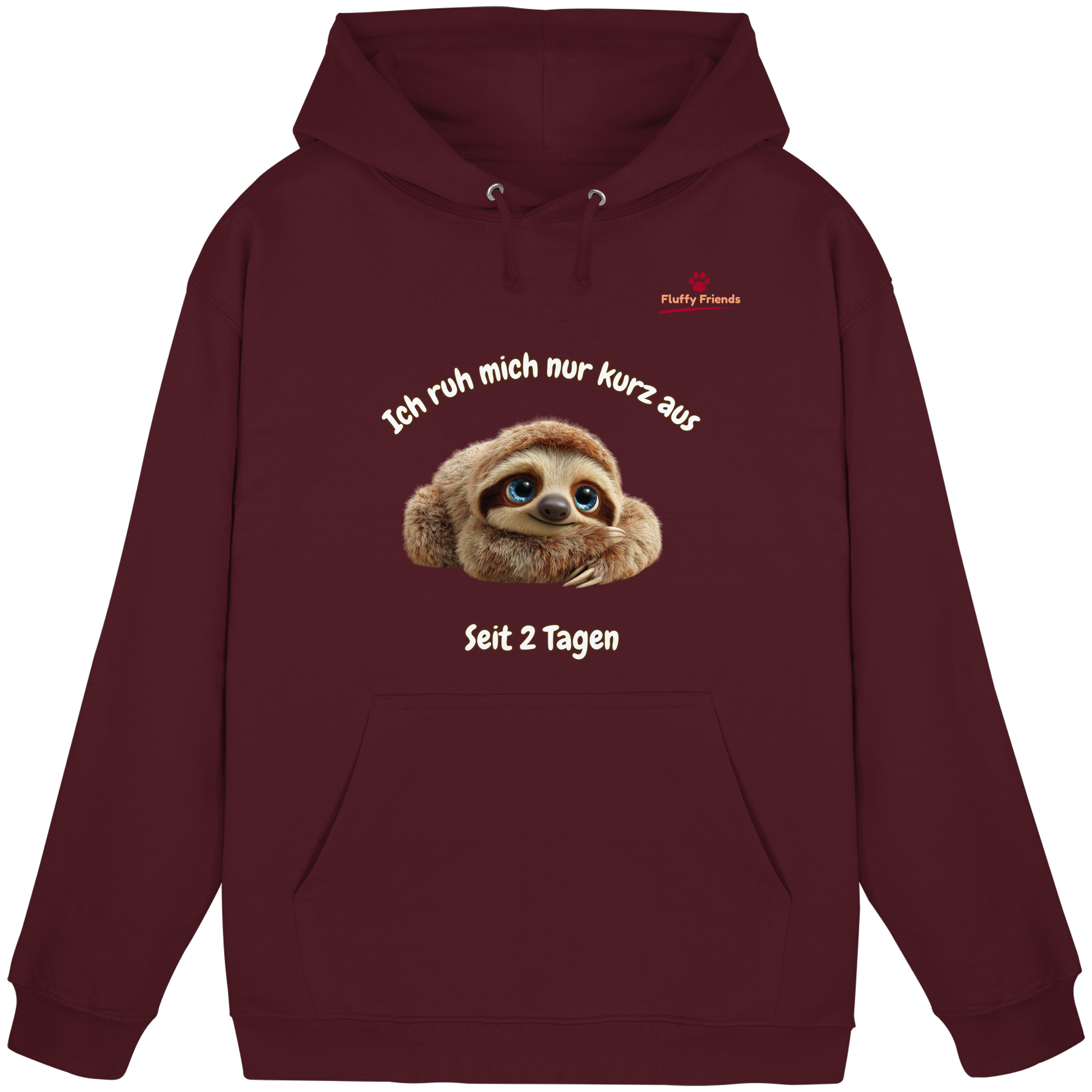 Ich ruh mich nur kurz aus – Faultier - Basic Unisex Hoodie