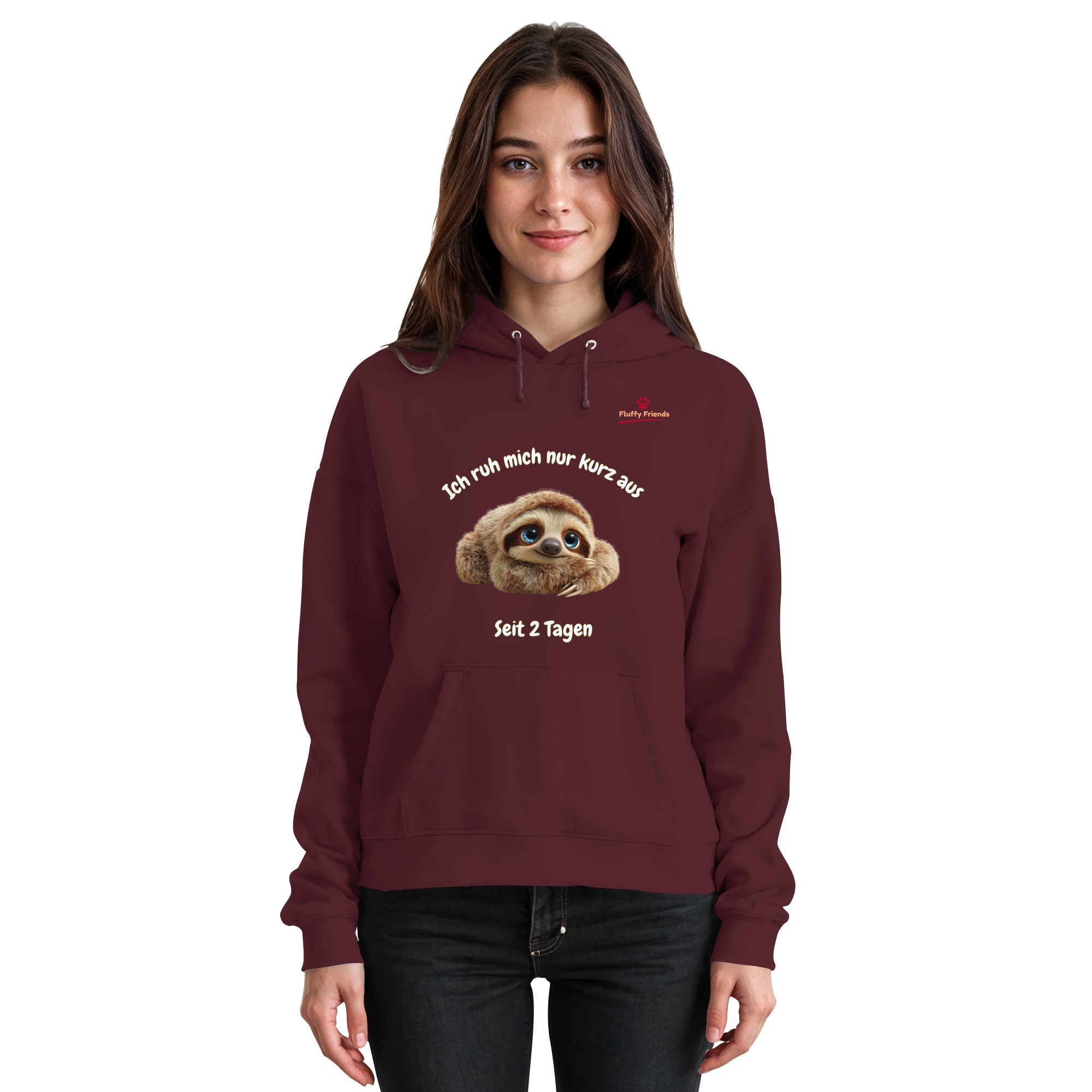 Ich ruh mich nur kurz aus – Faultier - Basic Unisex Hoodie