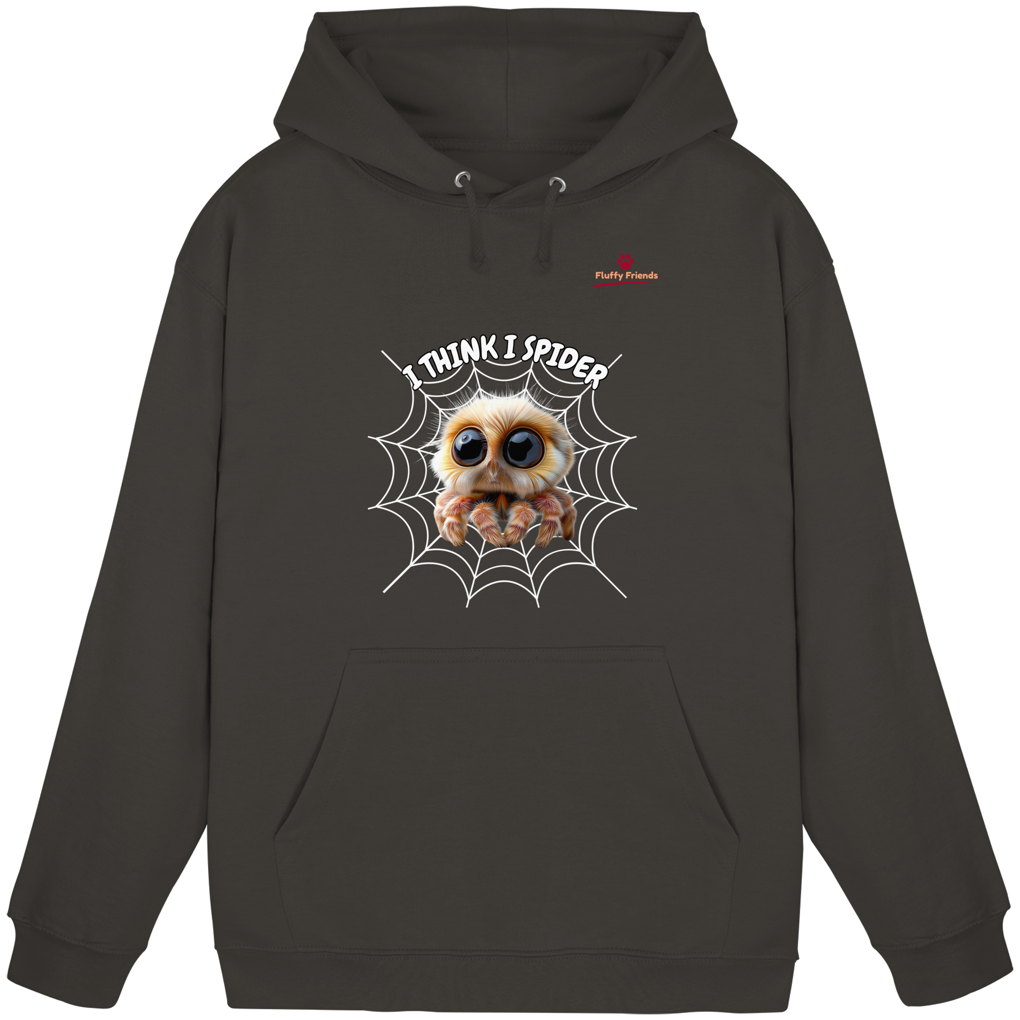 Itzy die Spinne - „I Think I Spider“ - Basic Unisex Hoodie