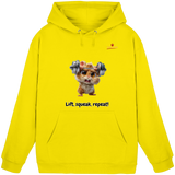 Lift, squeak, repeat! – Hamster  - Basic Unisex Hoodie