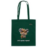 Lift, squeak, repeat! – Hamster  - Baumwolltasche