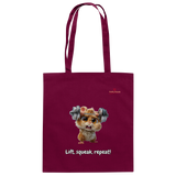Lift, squeak, repeat! – Hamster  - Baumwolltasche