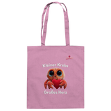 Kleiner Krebs - Großes Herz - Baumwolltasche