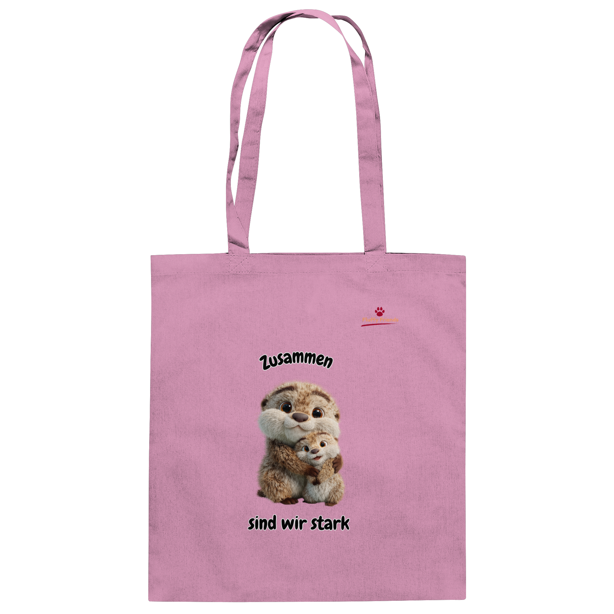 Zusammen sind wir stark - Otter - Baumwolltasche