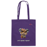 Lift, squeak, repeat! – Hamster  - Baumwolltasche