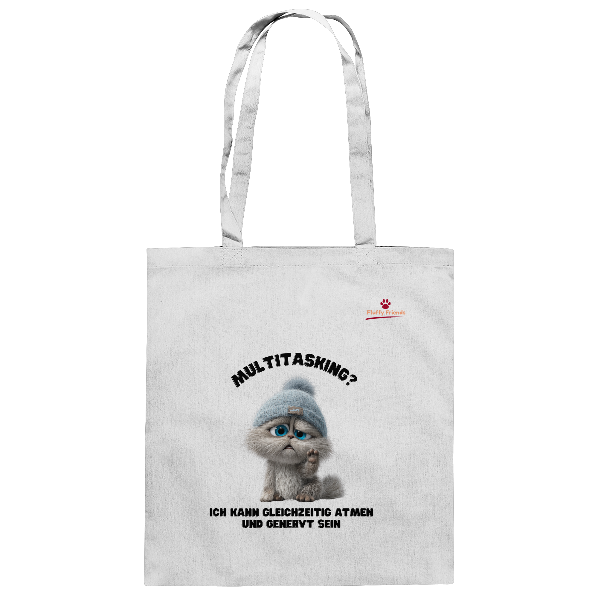 Multitasking? Ich kann gleichzeitig atmen und genervt sein - Baumwolltasche