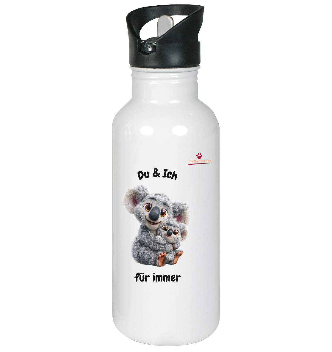 Du & Ich für immer - Koalas - Edelstahl-Trinkflasche