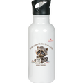 Mein Leben ist eine To-do-Liste - Waschbär - Edelstahl-Trinkflasche