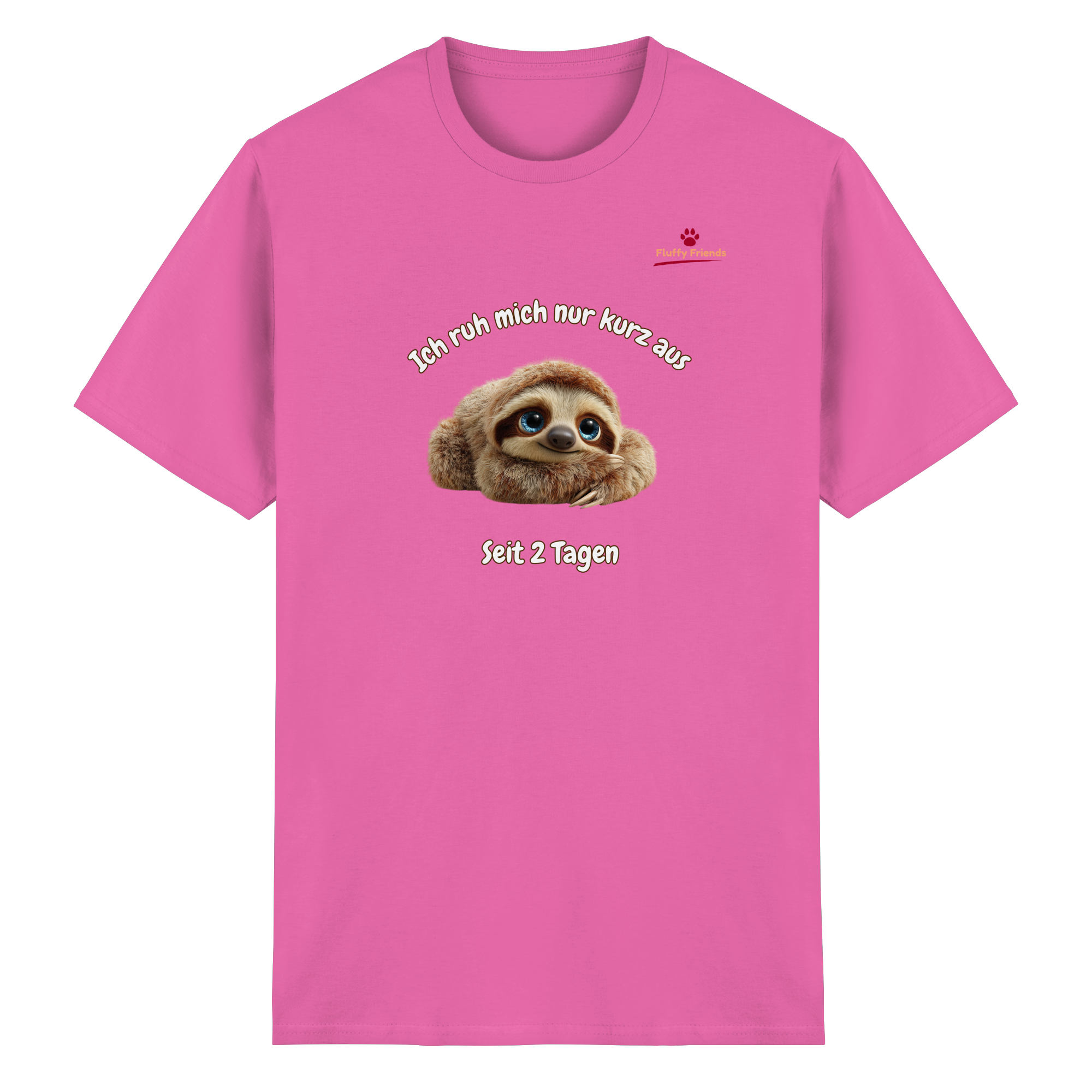 Ich ruh mich nur kurz aus – Faultier - Heavy Cotton T-Shirt