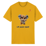 Lift, squeak, repeat! – Hamster  - Heavy Cotton T-Shirt