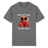 Kleiner Krebs - Großes Herz - Heavy Cotton T-Shirt
