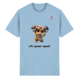 Lift, squeak, repeat! – Hamster  - Heavy Cotton T-Shirt