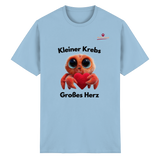 Kleiner Krebs - Großes Herz - Heavy Cotton T-Shirt