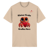 Kleiner Krebs - Großes Herz - Heavy Cotton T-Shirt