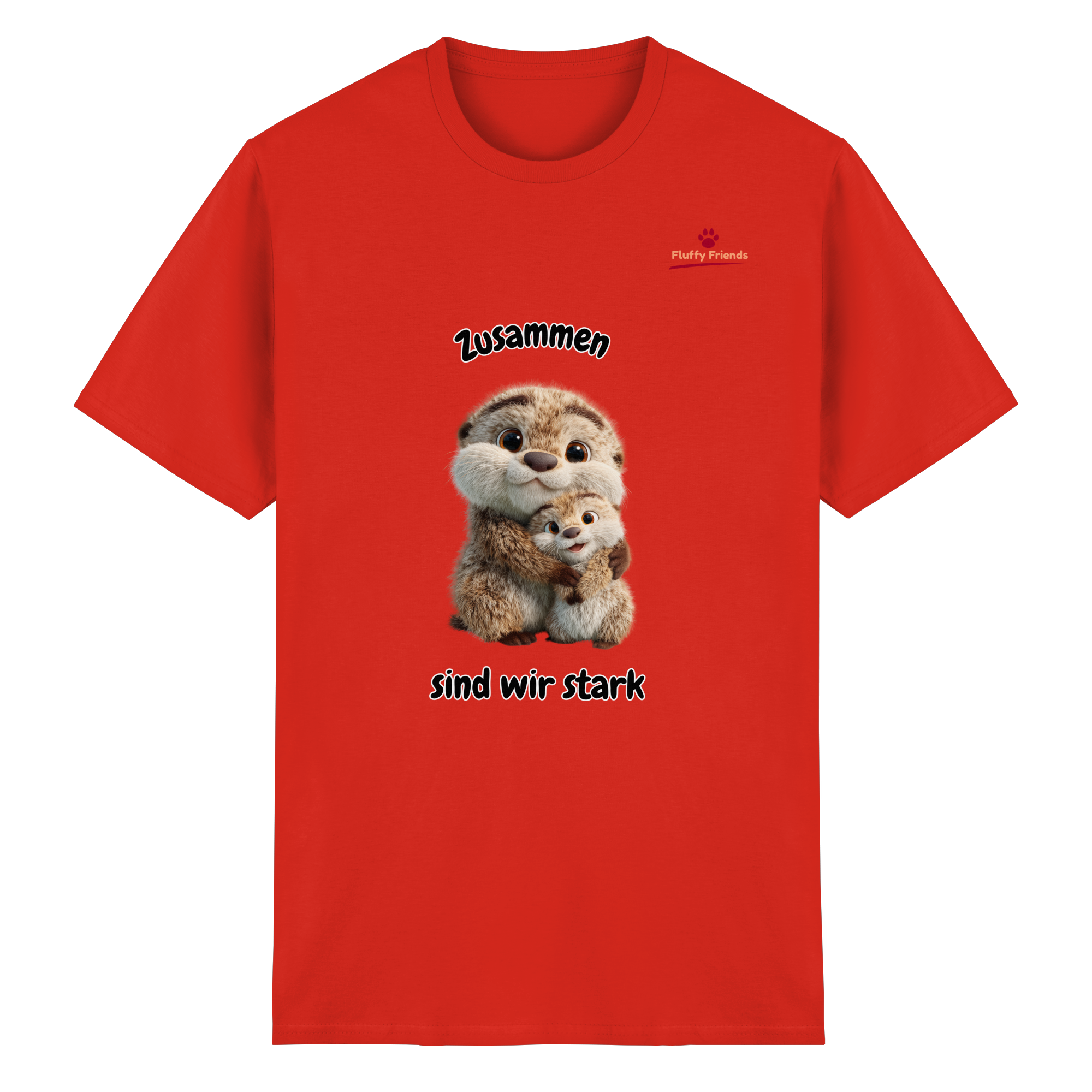 Zusammen sind wir stark - Otter - Heavy Cotton T-Shirt