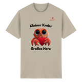 Kleiner Krebs - Großes Herz - Heavy Cotton T-Shirt