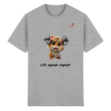 Lift, squeak, repeat! – Hamster  - Heavy Cotton T-Shirt